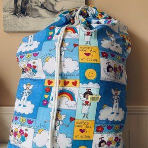 St. Judes Hospital Caring Nurse Print Laundry Bag